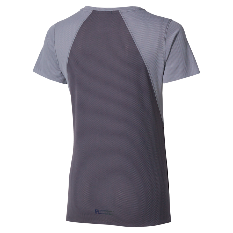 Mizuno Tech Light Dryaeroflow Short Sleeve Tee Quicksilver